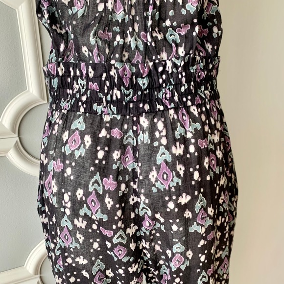Etoile Isabel Marant Timea Floral-Print Strapless Jumpsuit Size 10 - Picture 10 of 12